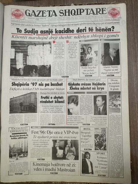 Gazeta Shqiptare 1996-12-20